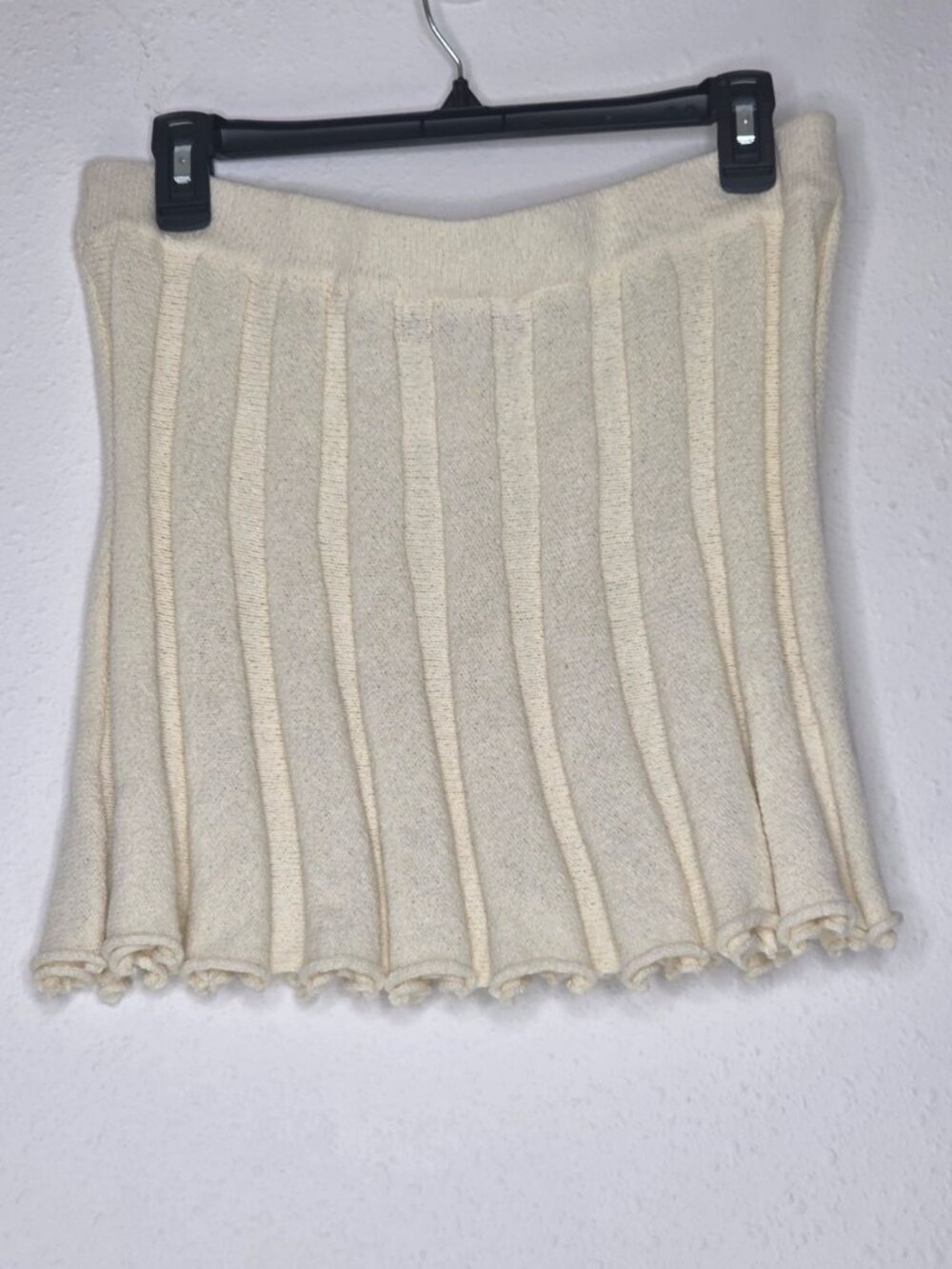 Kenzie Sweater Skirt by Free-est at Free People in Natural, Size: Large
